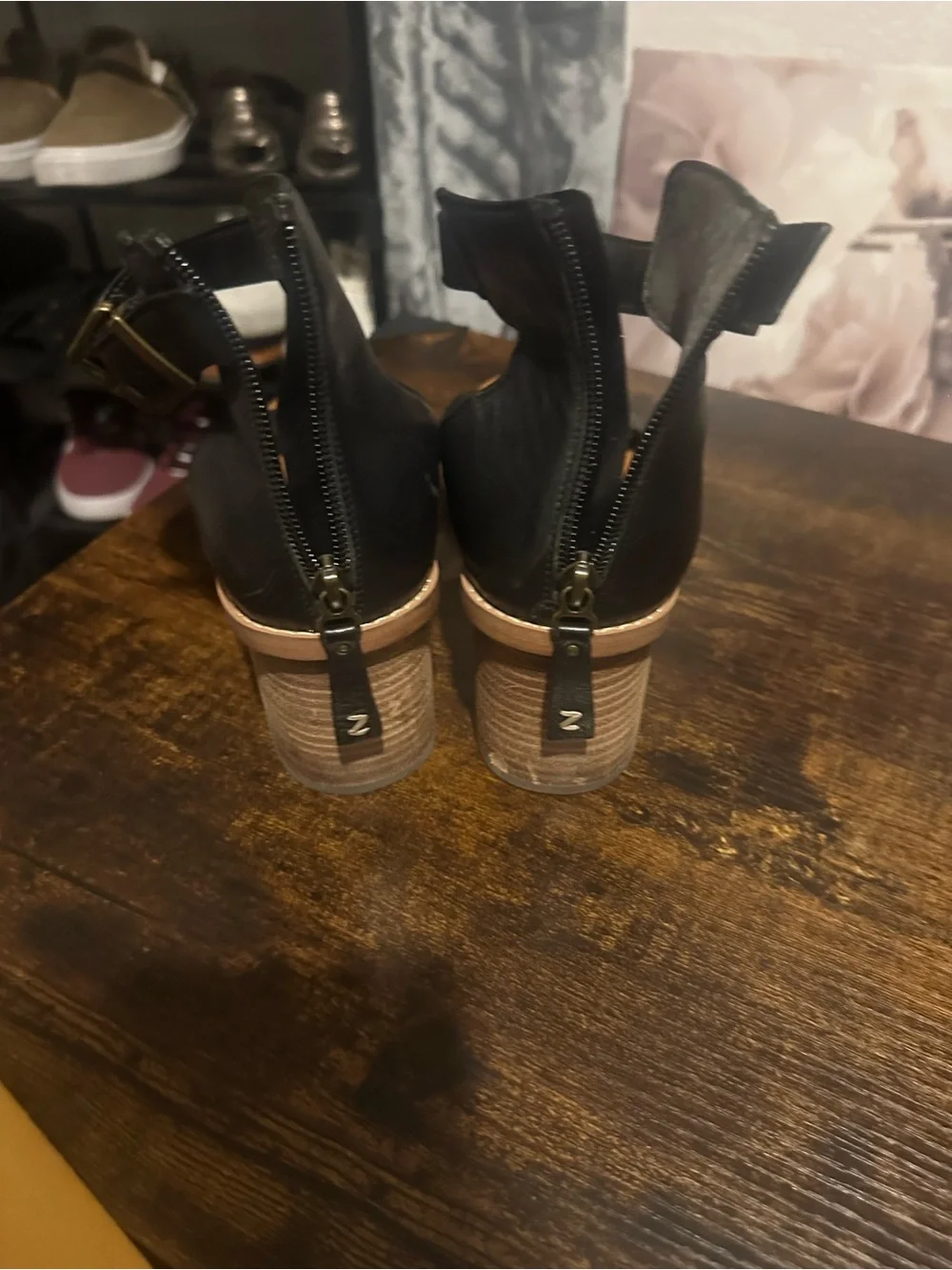 Women’s Black Ankle-Strap Sandals